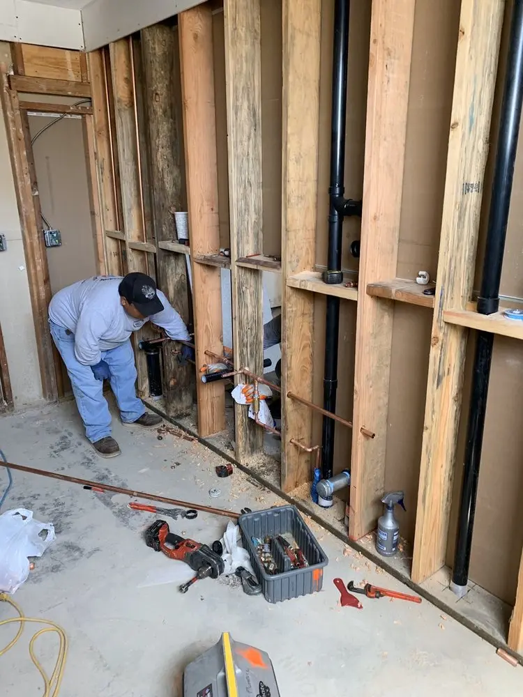 Commercial rough-in plumbing for Gas Line Repair in Neptune